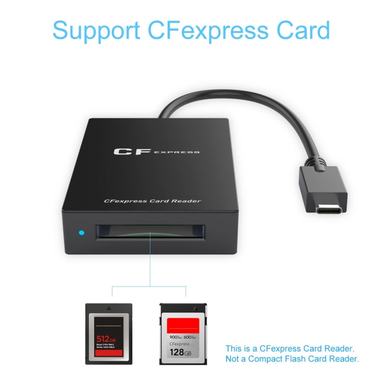 Lecteur de carte Rocketek CR315 USB3.1 Gen2 Type-C CFexpress Type B, CR315