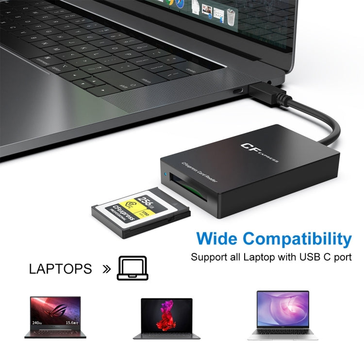Lecteur de carte Rocketek CR315 USB3.1 Gen2 Type-C CFexpress Type B, CR315