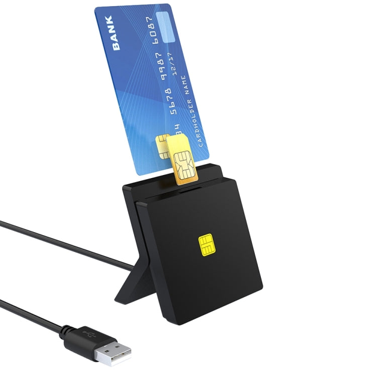 2-in-1 USB 2.0 Smart Card Reader for PC and Gaming
