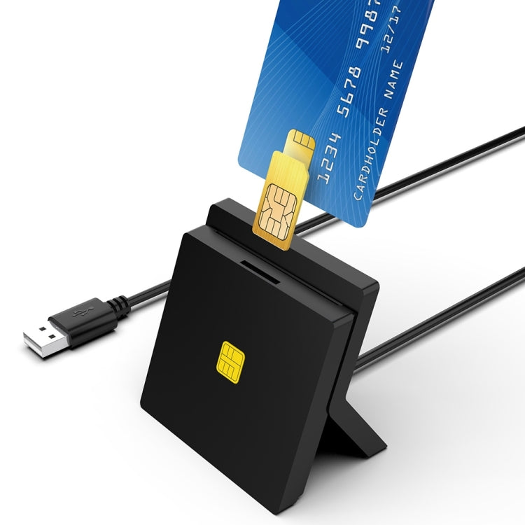 Lecteur de carte à puce USB 2.0 pour PC et gaming 2 en 1