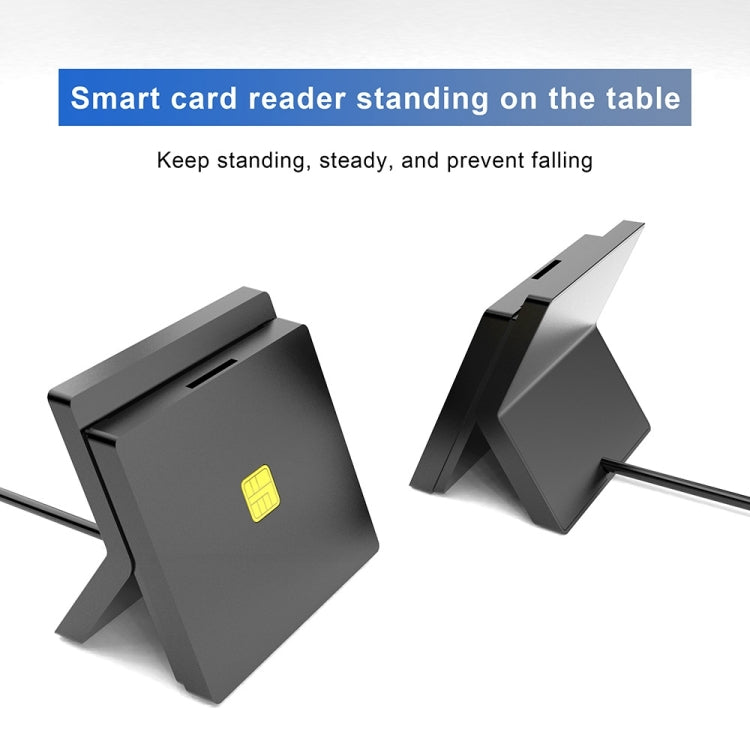 2-in-1 USB 2.0 Smart Card Reader for PC and Gaming