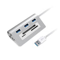 HUB USB 3.0 Rocketek HC423 pour cartes SD/TF/CF -