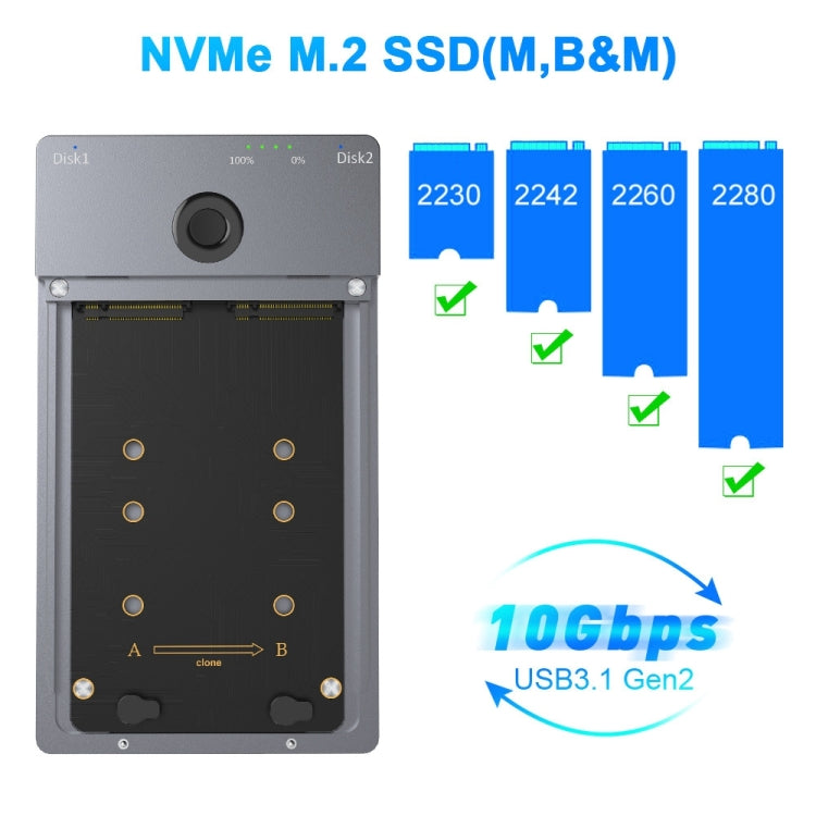 Rocketek ME921 NVMe M.2 Docking Station for Gaming PC