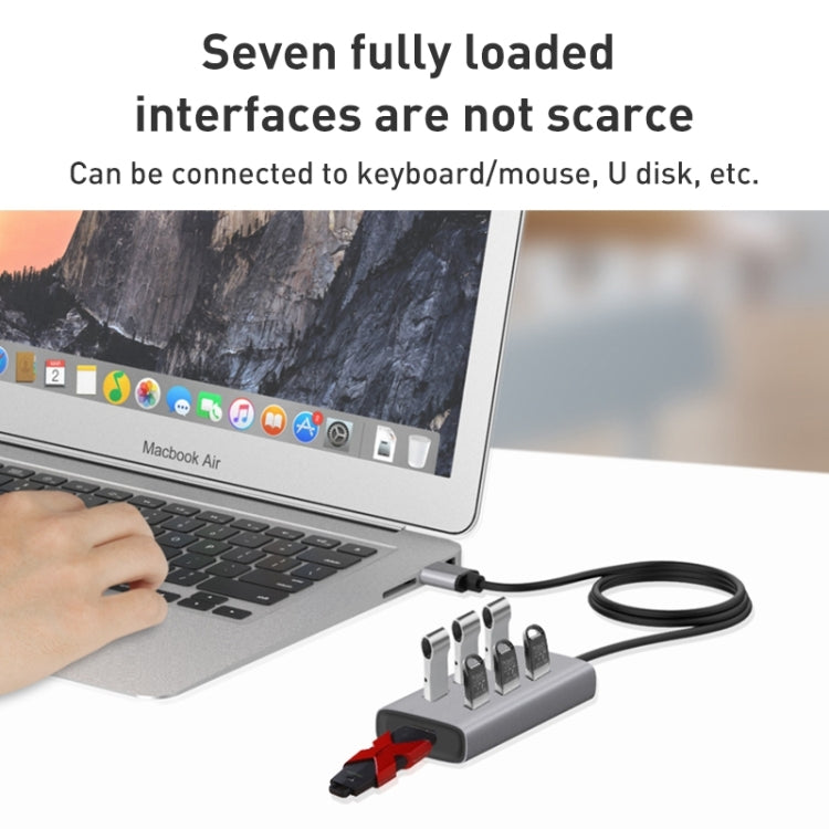 HUB USB 3.0 7 ports pour PC - Accessoire Gaming Pratique
