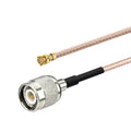 IPX to TNC Male Connector Cable RG178, length: 15 cm., IPX to TNC Male