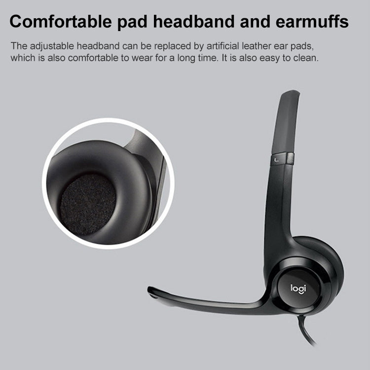 Casque gaming USB Logitech H390 avec micro antibruit