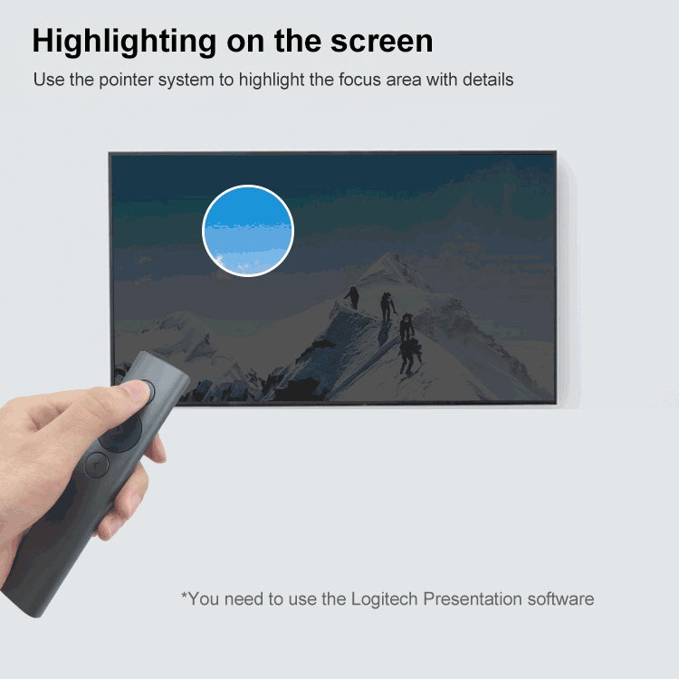 Télécommande sans fil Logitech Spotlight pour présentations