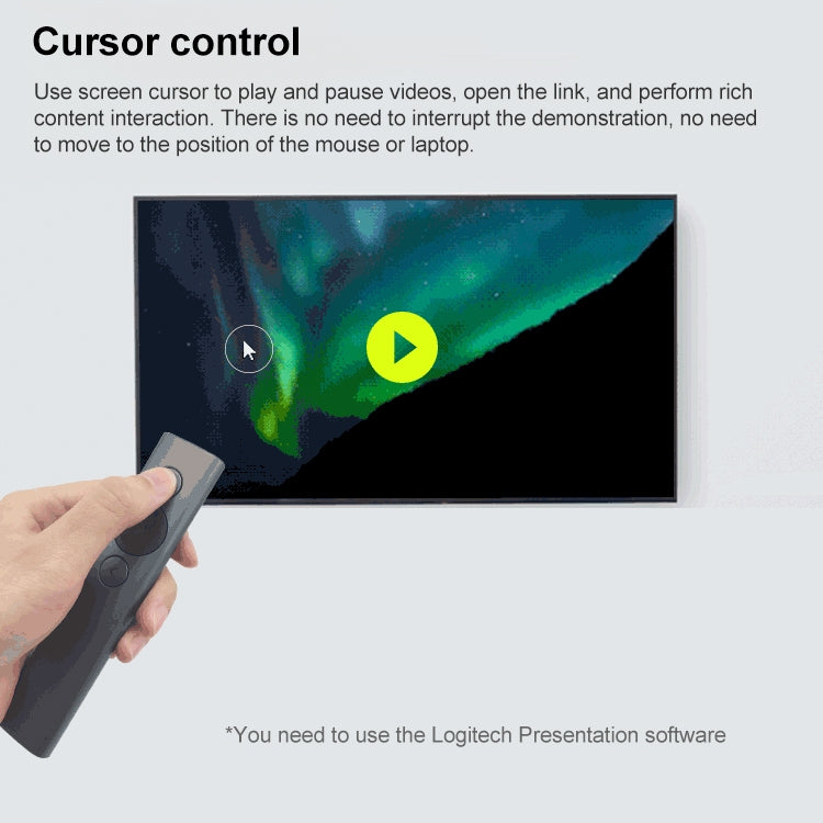Télécommande sans fil Logitech Spotlight pour présentations