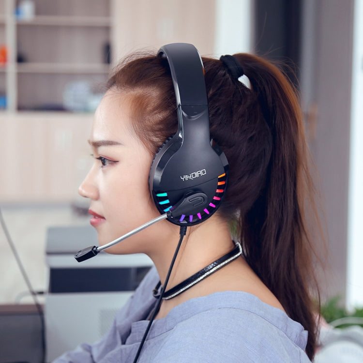 YINDIAO Q2 Wired Gaming Headset with Microphone and USB