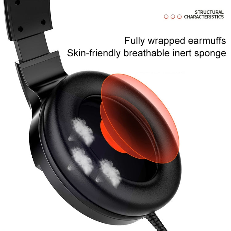 YINDIAO Q2 Wired Gaming Headset with Microphone and USB