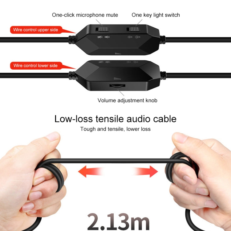 YINDIAO Q2 Wired Gaming Headset with Microphone and USB