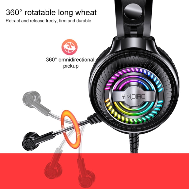 YINDIAO Q4 Wired Gaming Headset with USB Microphone