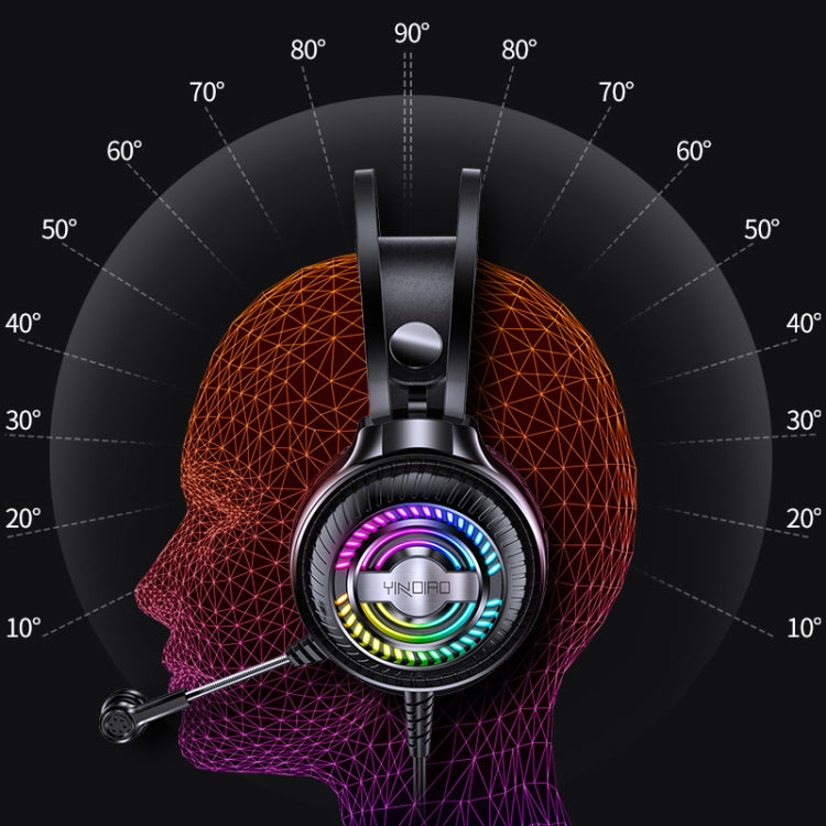 YINDIAO Q4 Wired Gaming Headset with USB Microphone