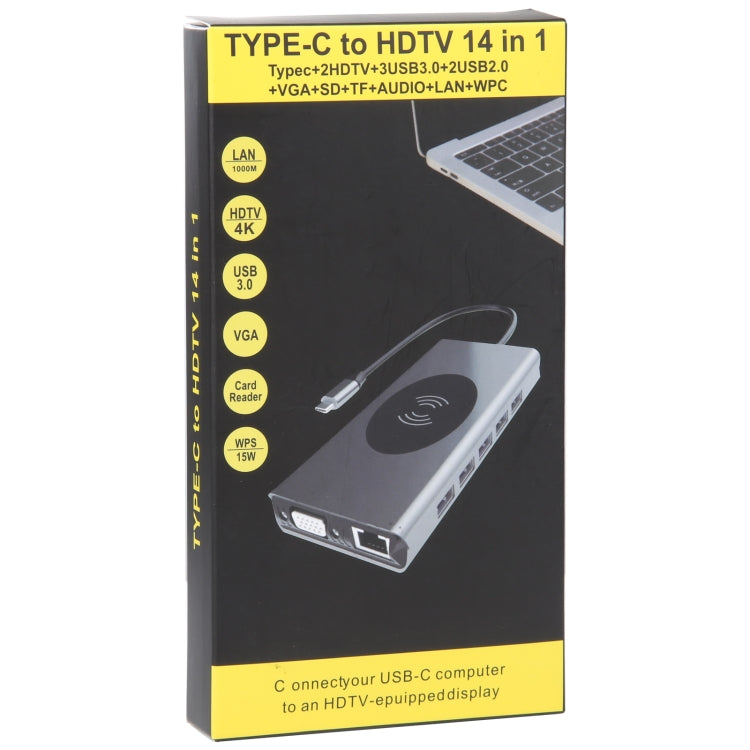 Station d'accueil 14 en 1 USB-C pour PC et gaming