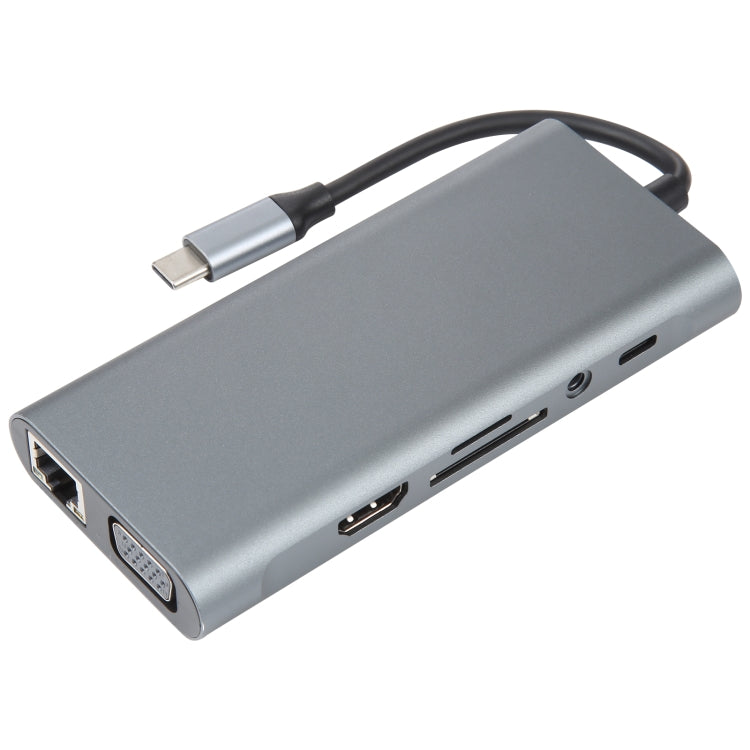 11-in-1 USB-C Hub Adapter for Gaming PC and Accessories
