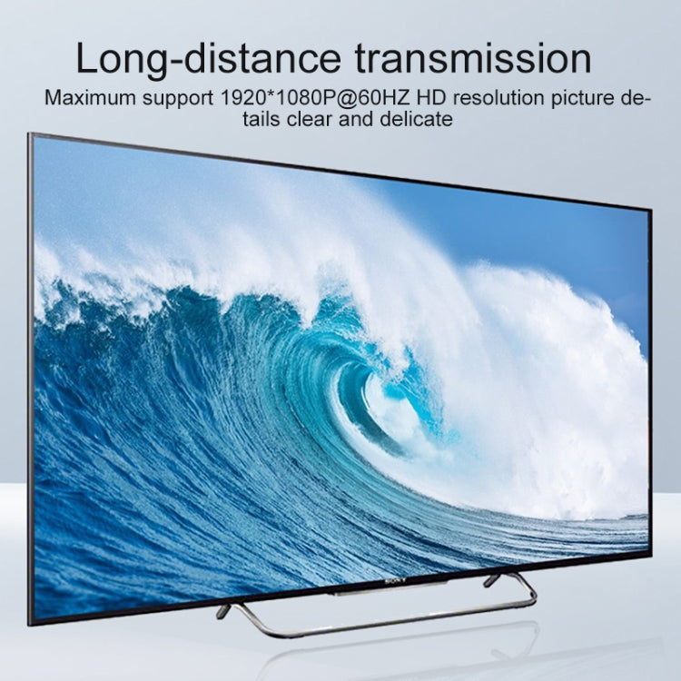 Convertisseur VGA Measy VGA1815 : Extension 150 m POE