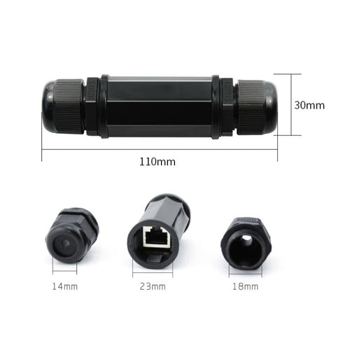 Waterproof RJ45 Adapter for Gaming - Dual Head, Reliable