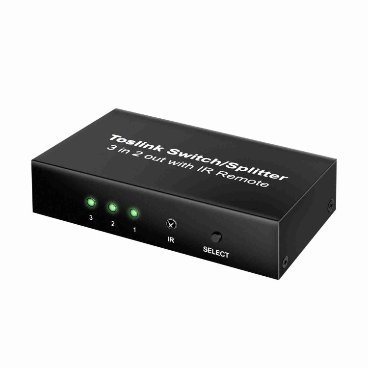 Commutateur Toslink 3 entrées 2 sorties pour PC Gaming