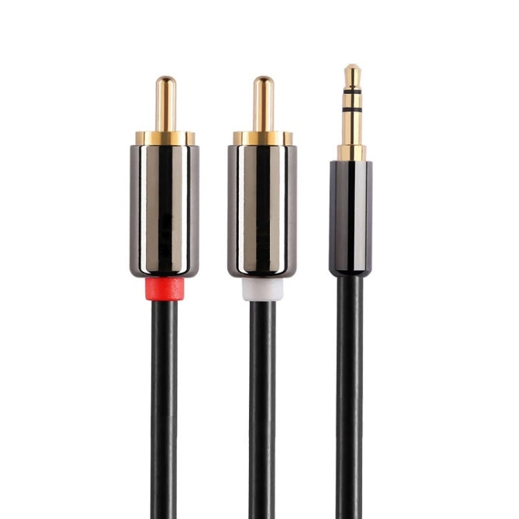 Gold-plated 3.5mm to RCA Audio Cable for PC and Gaming