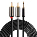 Câble audio stéréo 3,5 mm vers RCA 5 m pour gaming PC