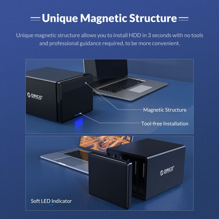 Boîtier de disque dur USB 3.0 8 baies pour PC Gaming
