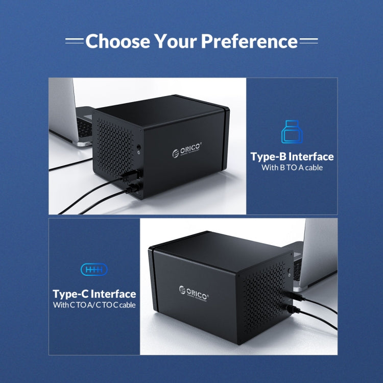 Boîtier de disque dur USB 3.0 8 baies pour PC Gaming