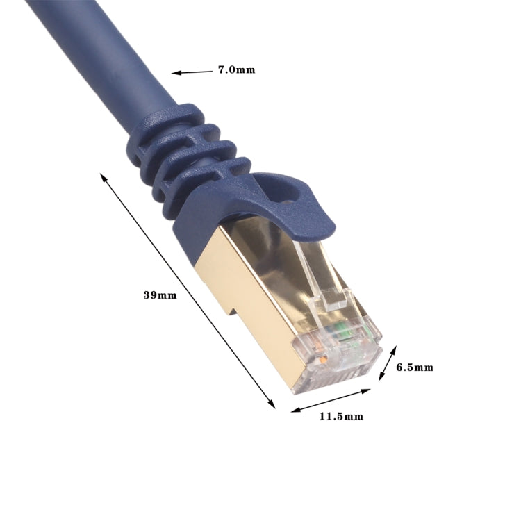 Câble LAN réseau Ethernet de routeur de commutateur d'ordinateur CAT8 de 0,5 m, câble de raccordement RJ45, 0.5m