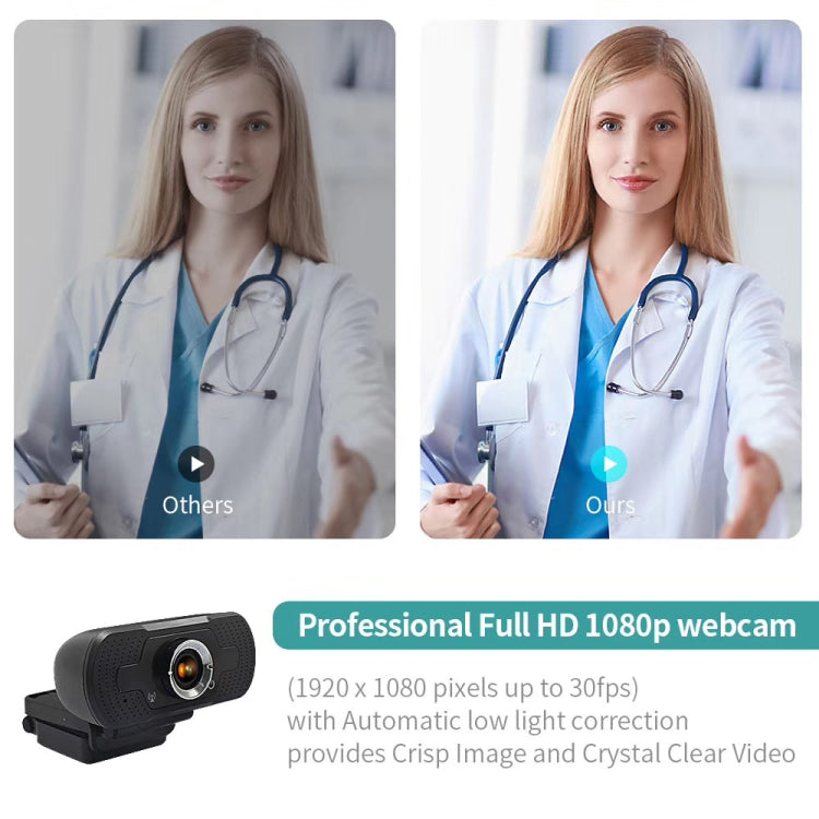 HD-F18 1080P Multifunction HD Webcam with Microphone