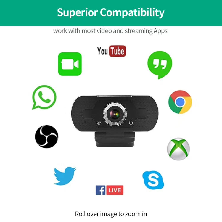 HD-F18 1080P Multifunction HD Webcam with Microphone