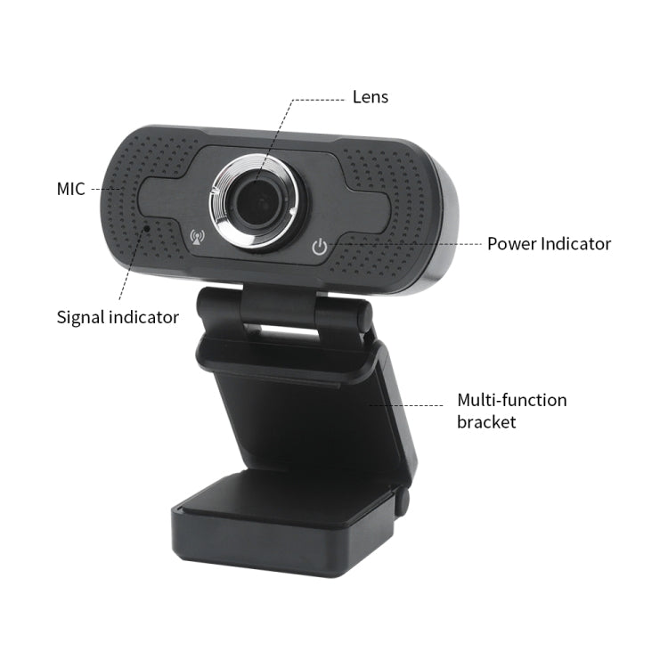 HD-F18 1080P Multifunction HD Webcam with Microphone