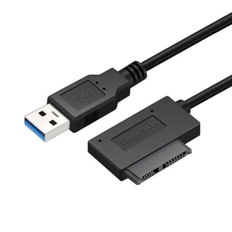 Professional 7+6 Pin Slimline SATA Cable Adapter to USB 3.0, USB 3.0 Indicator