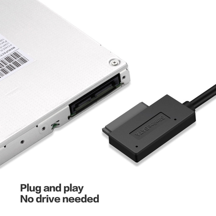 Professional 7+6 Pin Slimline SATA Cable Adapter to USB 3.0, USB 3.0 Indicator