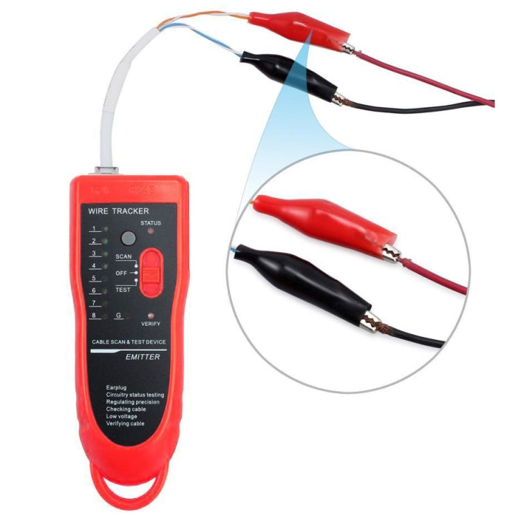 Traceur de fil téléphonique RJ11/RJ45, testeur de câble réseau Ethernet LAN, détecteur de ligne, RJ11 / RJ45 Line Finder