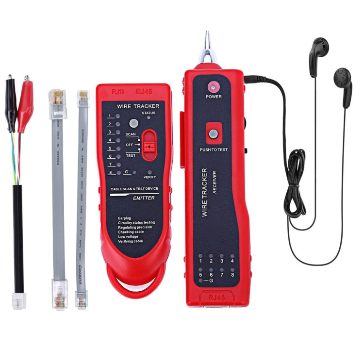 Traceur de fil téléphonique RJ11/RJ45, testeur de câble réseau Ethernet LAN, détecteur de ligne, RJ11 / RJ45 Line Finder