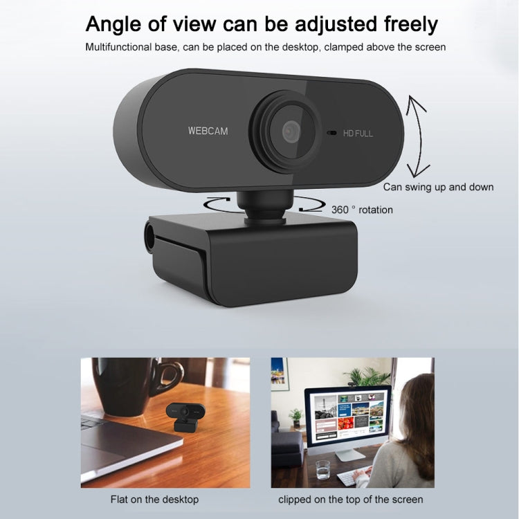 Caméra WebCam USB HD-U01 1080P avec microphone