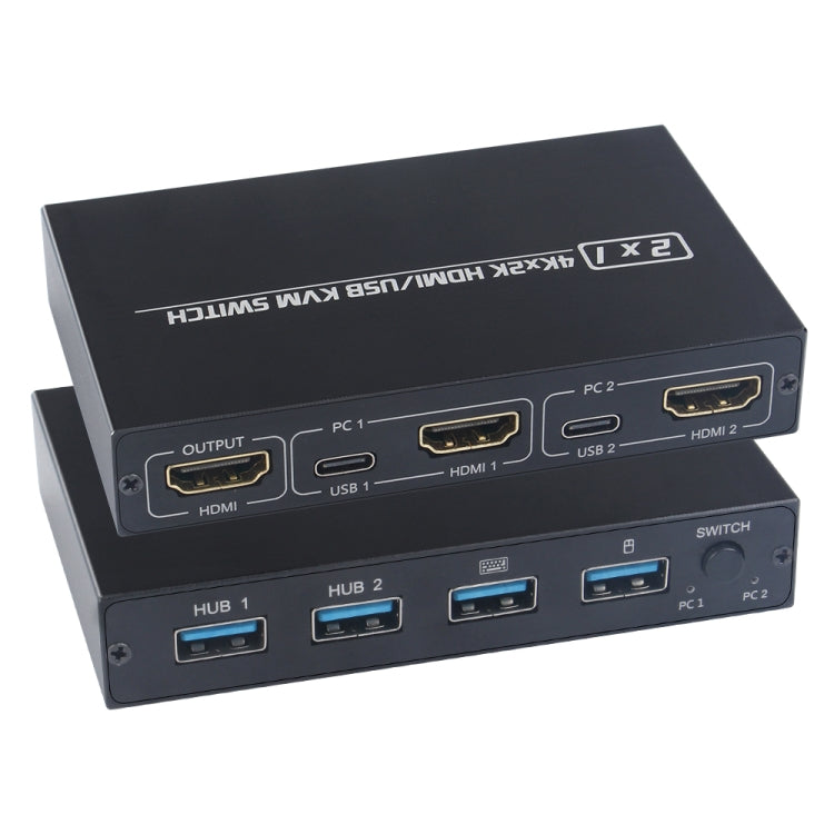 AM-KVM201CL Commutateur HDMI/USB/KVM 2x1 4Kx2K, AM-KVM201CL