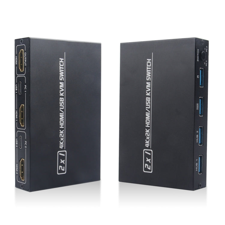AM-KVM201CL Commutateur HDMI/USB/KVM 2x1 4Kx2K, AM-KVM201CL