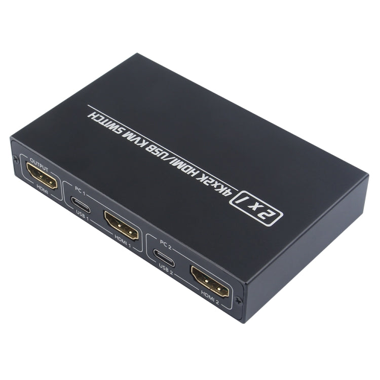 AM-KVM201CL Commutateur HDMI/USB/KVM 2x1 4Kx2K, AM-KVM201CL