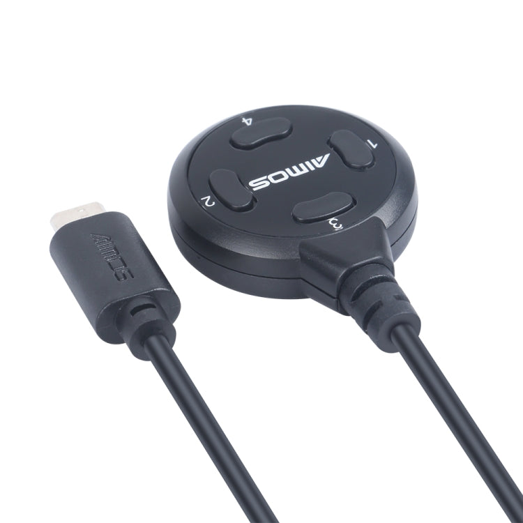 AIMOS AM-SH4 commutateur dispositif de partage rallonge de câble d'extension à 4 boutons, AM-SH4