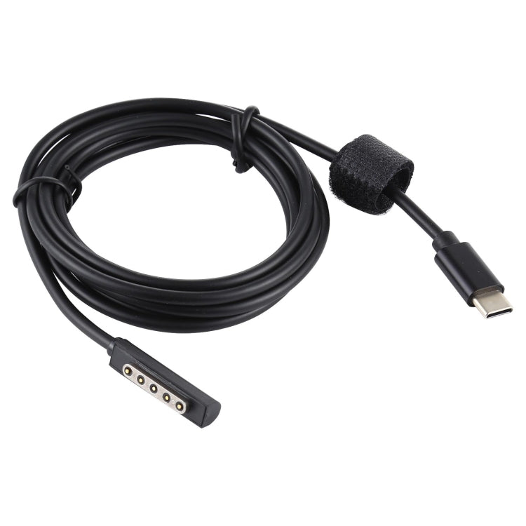 Alimentation USB-C / Type-C PD 65W Câble de charge rapide pour Microsoft Surface Pro 2, longueur du câble : 1,5 m