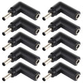 Adaptateur coudé 4,5x3,0 mm pour PC - Lot de 10 pièces