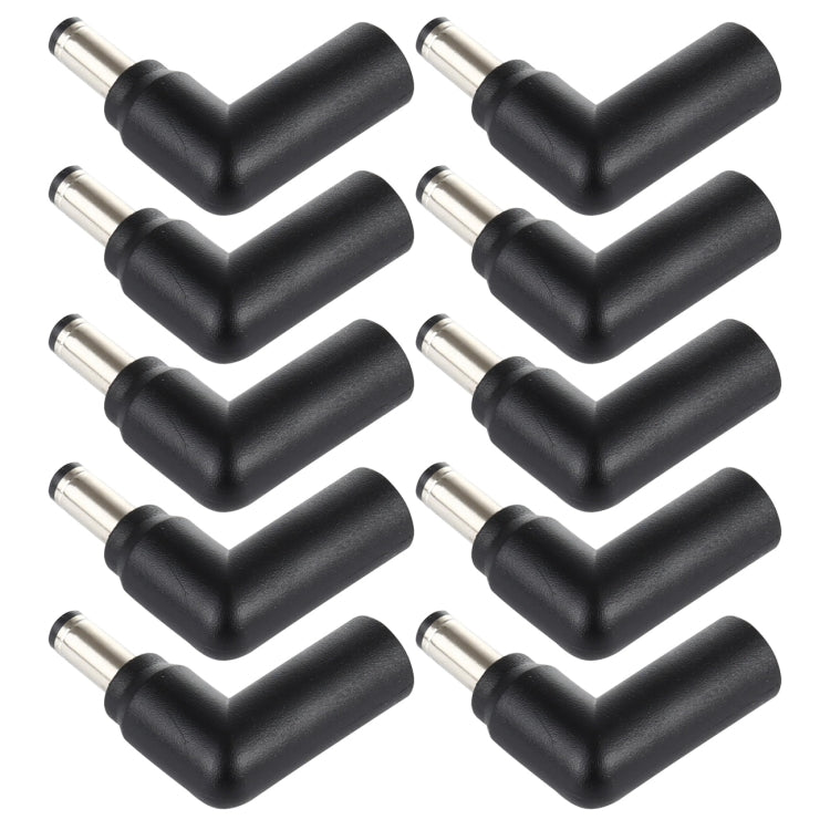 Connecteur adaptateur coudé femelle 4,5 x 3,0 mm vers prise mâle 5,5 x 2,1 mm, 10 pièces, 4.5x3.0mm to 5.5x2.1mm