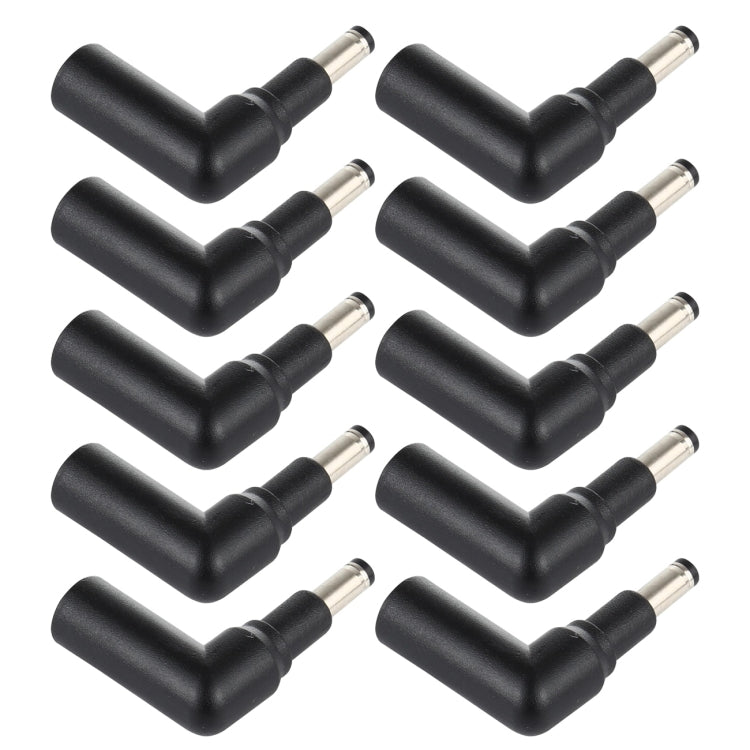 10 Pcs 4.5x3.0mm Female to 4.8x1.7mm Male Angled Adapter Connector, 4.5x3.0mm to 4.8x1.7mm