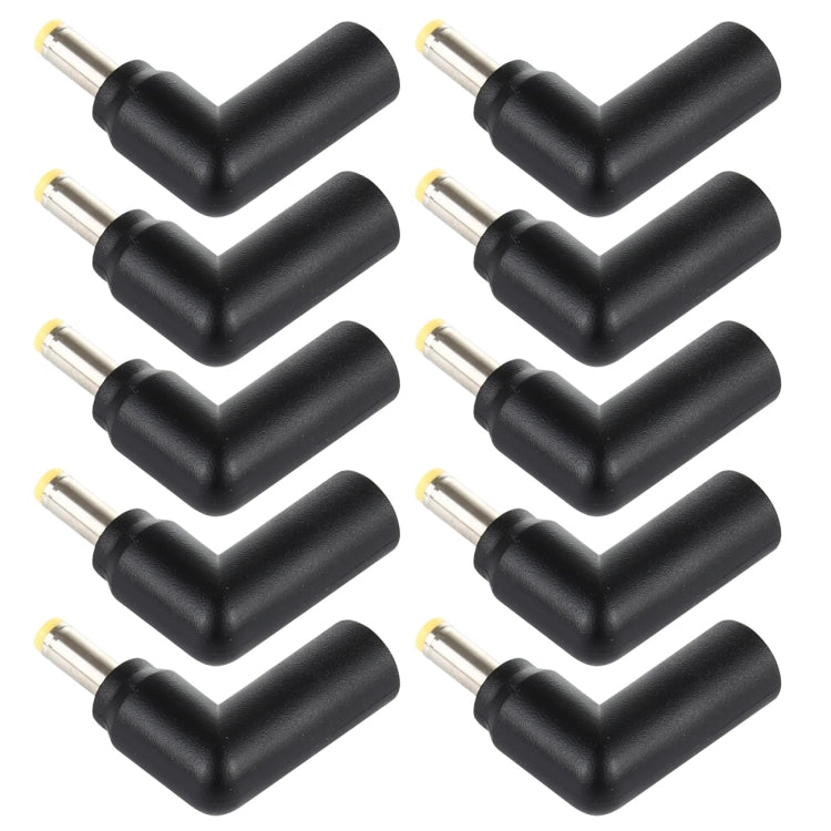 4.5 x 3.0mm Female to 4.0 x 1.7mm Male Angled Adapter Connector, 10 Pieces, 4.5x3.0mm to 4.0x1.7mm