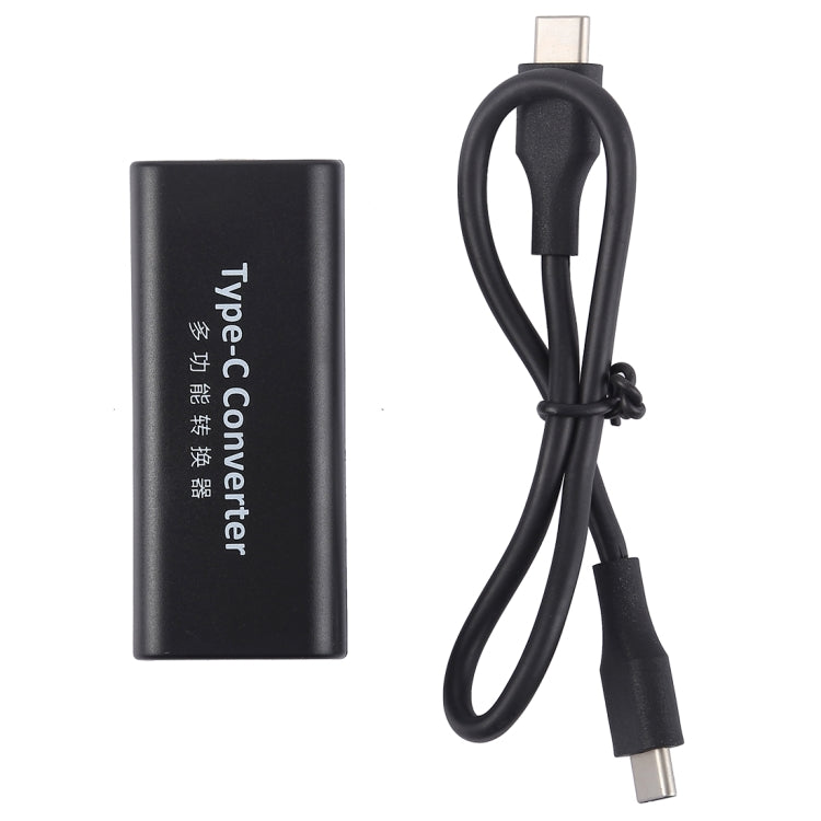 Adaptateur de connecteur d'alimentation femelle DC 5,5 x 2,1 mm vers USB-C/Type C femelle avec câble USB-C/Type C de 30 cm, 5.5x2.1mm