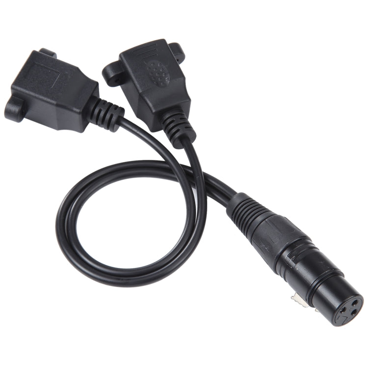 Câble Ethernet XLR 3 broches vers 2 RJ45 - 30 cm, Gaming