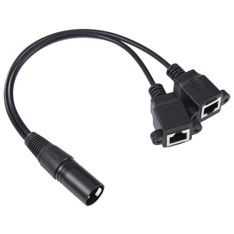 Câble Ethernet LAN 3 broches vers 2 RJ45 - 30 cm