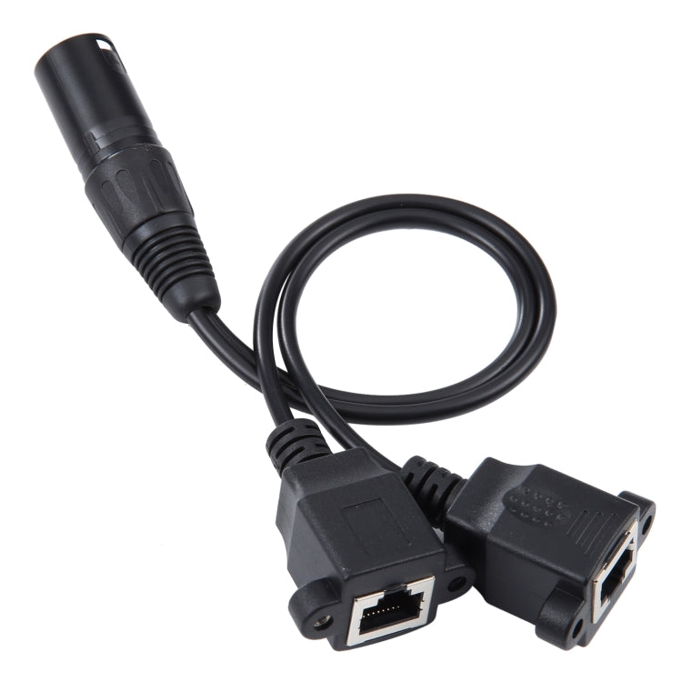 Câble Ethernet LAN 3 broches vers 2 RJ45 - 30 cm
