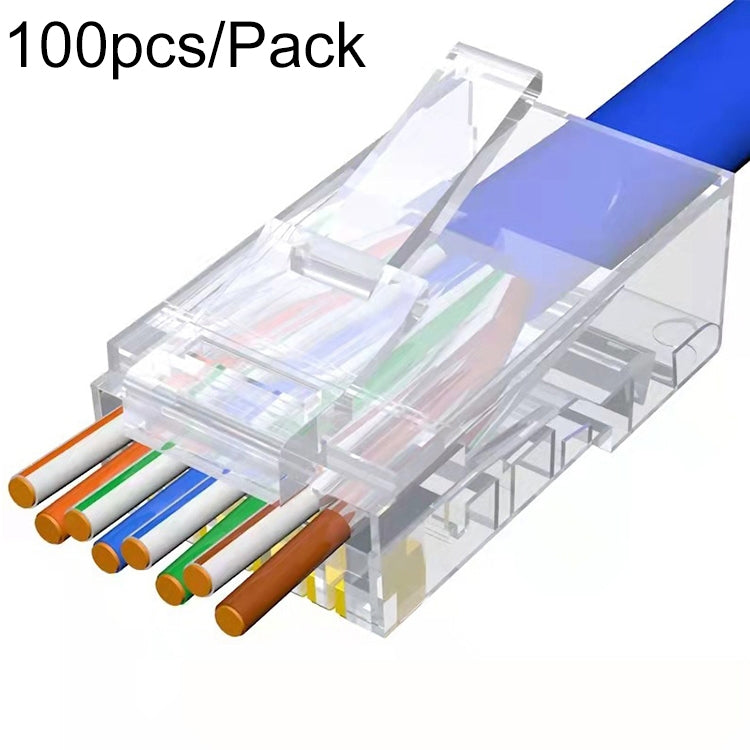 Connecteur RJ45 Cat6e non blindé - 100 pièces pour gaming PC