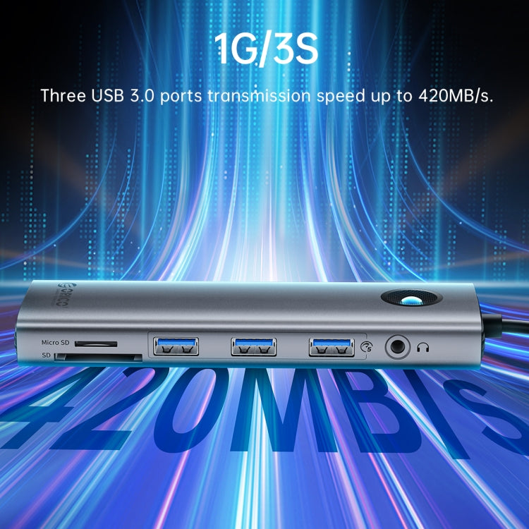 ORICO 8-in-1 Type-C Gaming PC Docking Station